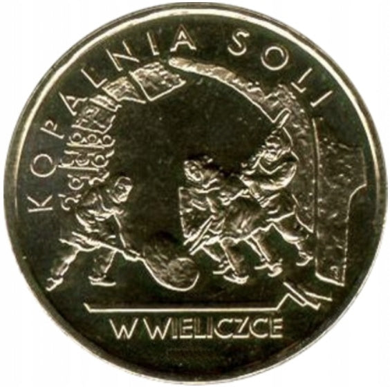 2zł – Kopalnia soli w Wieliczce – 2001