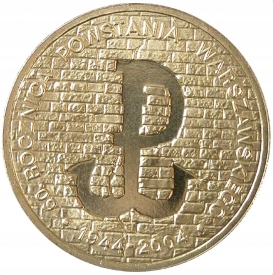 2zł – Powstanie Warszawskie – 60. rocznica – 2004
