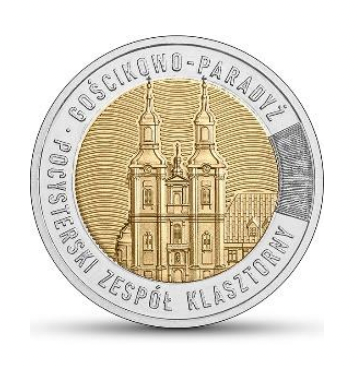 5 zł złotych – Gościkowo – Paradyż – pocysterski zespół klasztorny – Odkryj Polskę – 2023