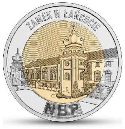 5 zł złotych – Zamek w Łańcucie – Odkryj Polskę – 2024