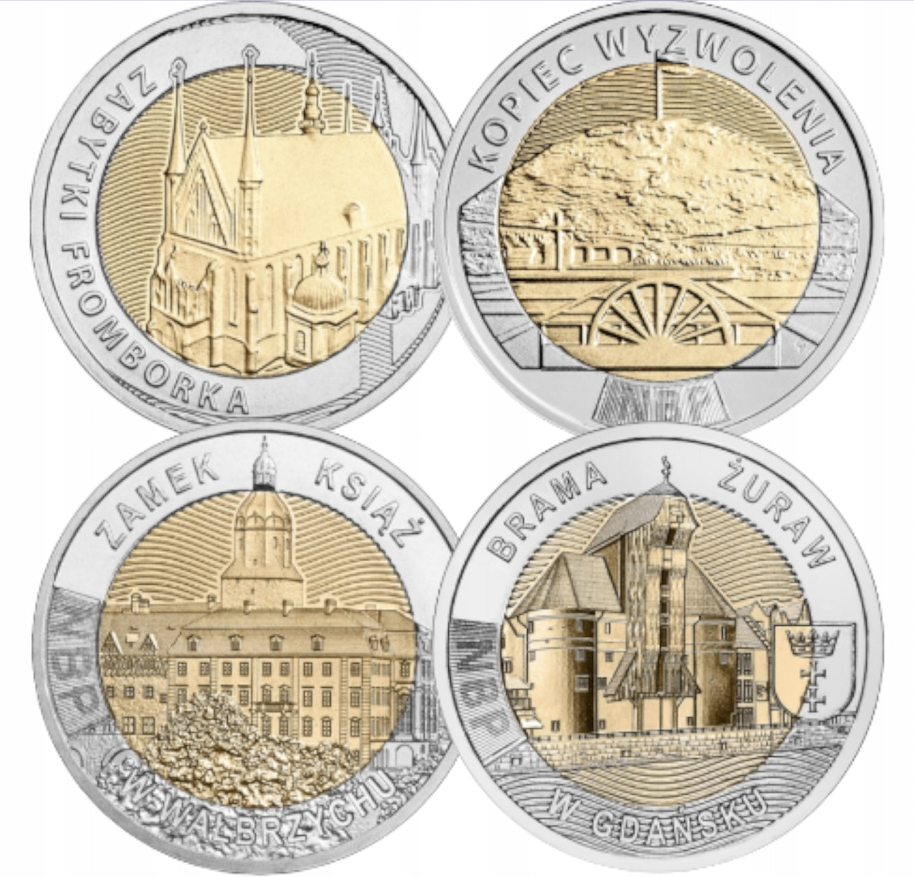 5 ZŁ Zestaw – Książ + Żuraw + Kopiec + Frombork