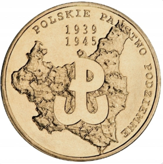 2 zł – Polskie Państwo Podziemne – 2009