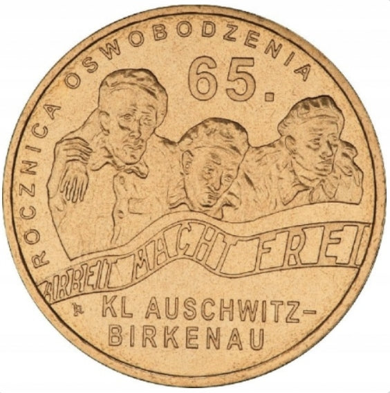 2zł Auschwitz – Birkenau 65. rocznica oswobodzenia