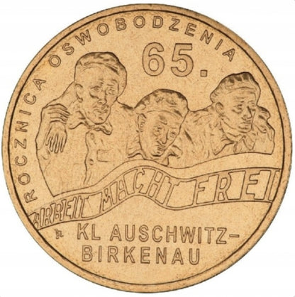 2zł Auschwitz – Birkenau 65. rocznica oswobodzenia