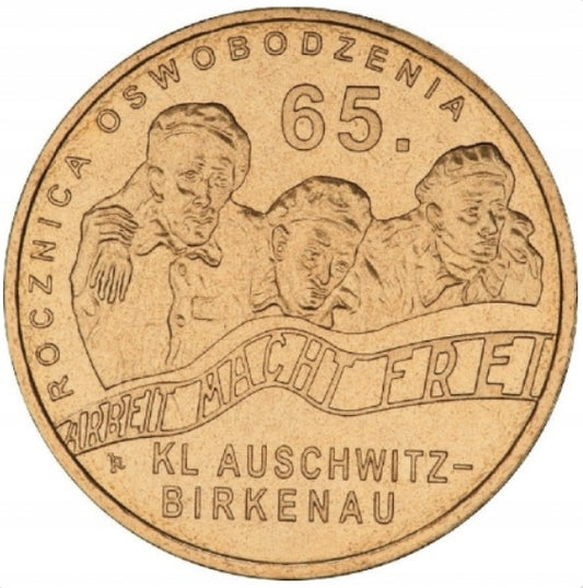 2zł Auschwitz – Birkenau 65. rocznica oswobodzenia