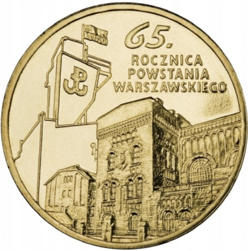 2zł 65. rocznica Powstania Warszawskiego 2009