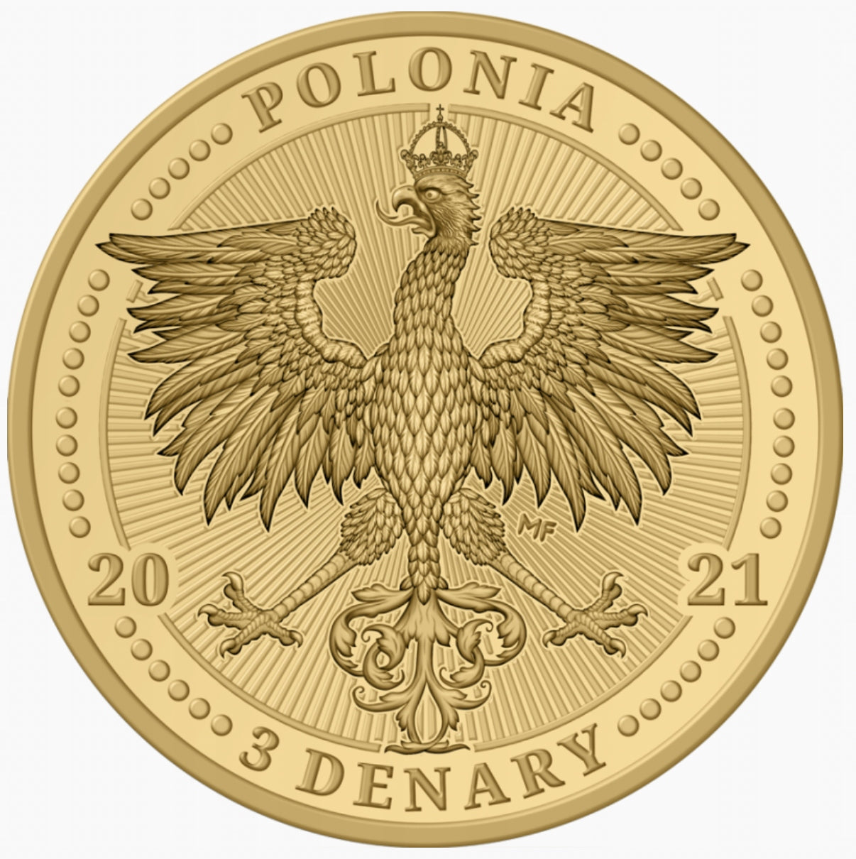 3 DENARY – Zwierzęta Polski: RYŚ + FOLDER