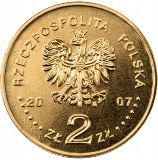 2zł Miasto średniowieczne w Toruniu 2007