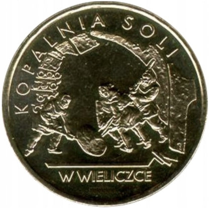 2zł – Kopalnia soli w Wieliczce – 2001
