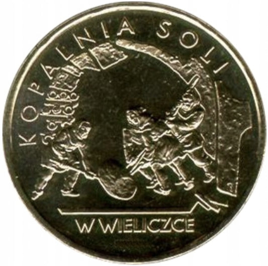 2zł – Kopalnia soli w Wieliczce – 2001
