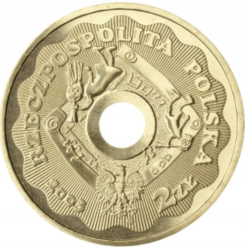 2zł WOŚP Wielka Orkiestra Świątecznej Pomocy 2003