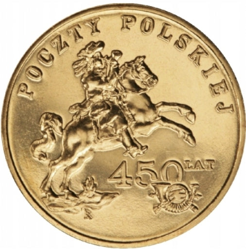 2zł 450 lat Poczty Polskiej 2008