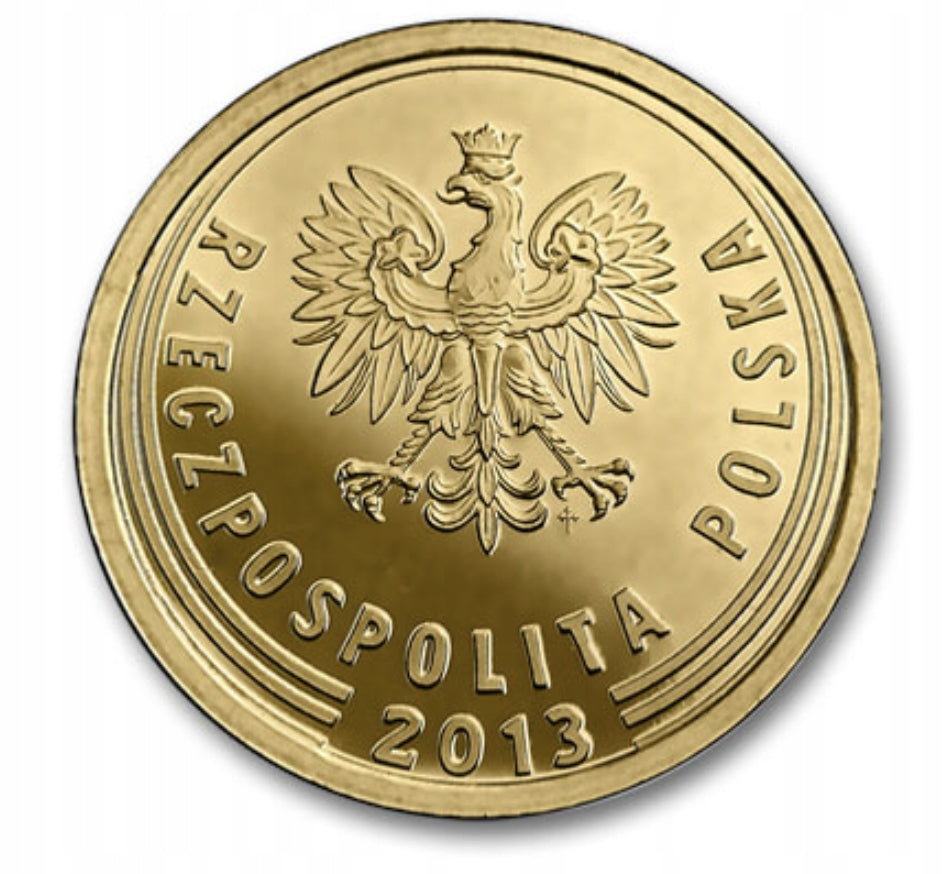 1 2 5 gr groszy – Royal Mint 3szt. mennicze – 2013