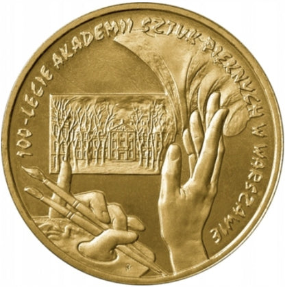 2zł 100-lat Akademii Sztuk Pięknych ASP Wawa