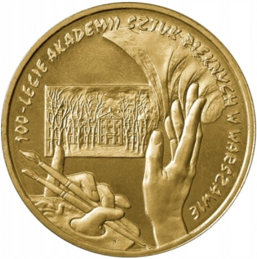 2zł 100-lat Akademii Sztuk Pięknych ASP Wawa