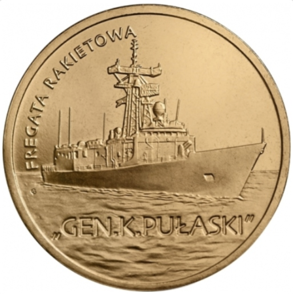 2ZŁ 2013 FREGATA RAKIETOWA GEN. K. PUŁASKI