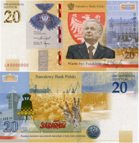 20 zł – Lech Kaczyński. Warto być Polakiem – 2021