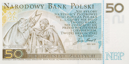 50 zł Jan Paweł II