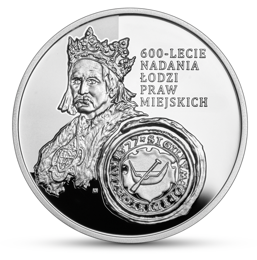 10 zł 600-lecie nadania Łodzi praw miejskich – DARMOWA DOSTAWA