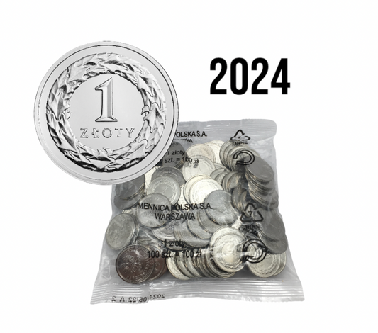 1 zł złoty 2024 – WORECZEK WOREK MENNICZY – NOWOŚĆ