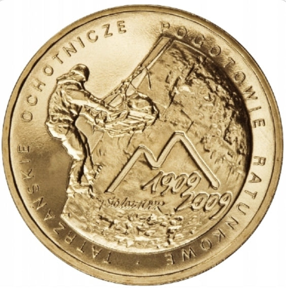2 zł TOPR – 100. rocznica powstania – 2009