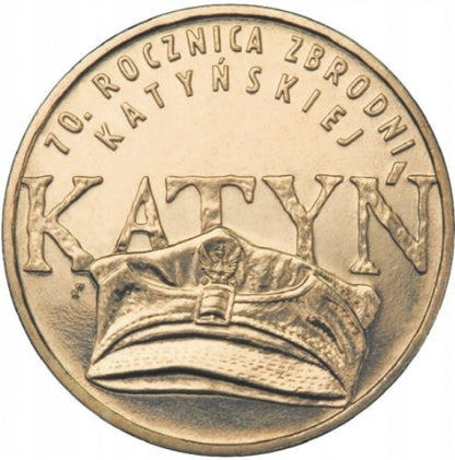 2zł 70. rocznica zbrodni katyńskiej 2010