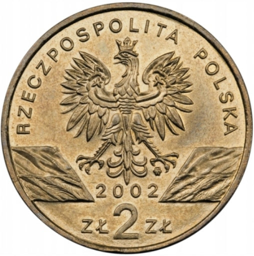 2zł Żółw błotny (łac. Emys orbicularis)