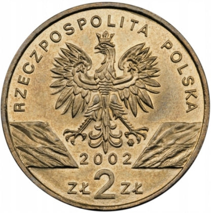 2zł Żółw błotny (łac. Emys orbicularis)
