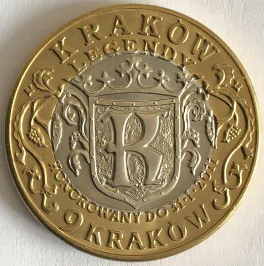 9 Kraków – SMOK WAWELSKI – dukat – legendy