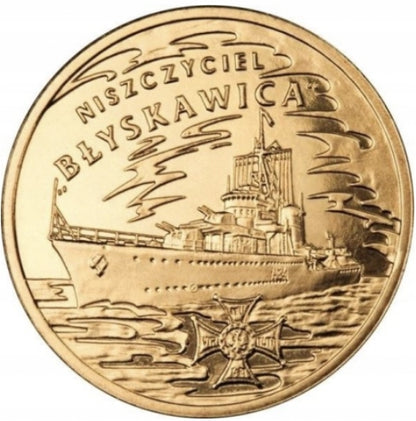 2zł – POLSKIE OKRĘTY – Zestaw 8 monet 2012 – 2013