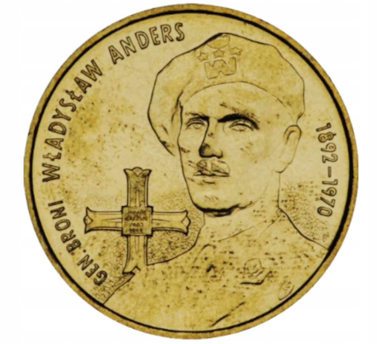 2zł Generał broni Władysław Anders (1892-1970)