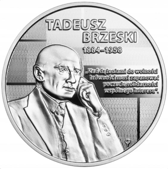 10zł – Tadeusz Brzeski – Wielcy polscy ekonomiści
