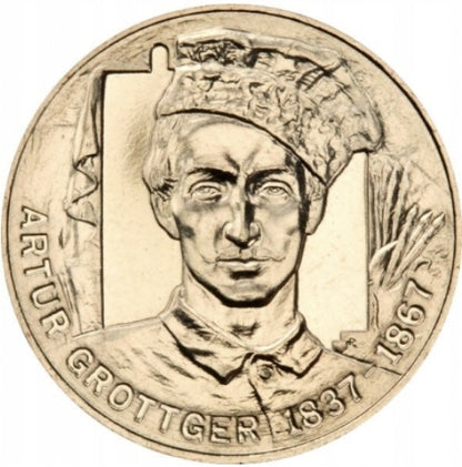 2zł – Artur Grottger (1837-1867) – 2010