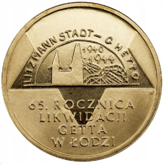 2zł – 65. rocznica likwidacji getta w Łodzi – 2009